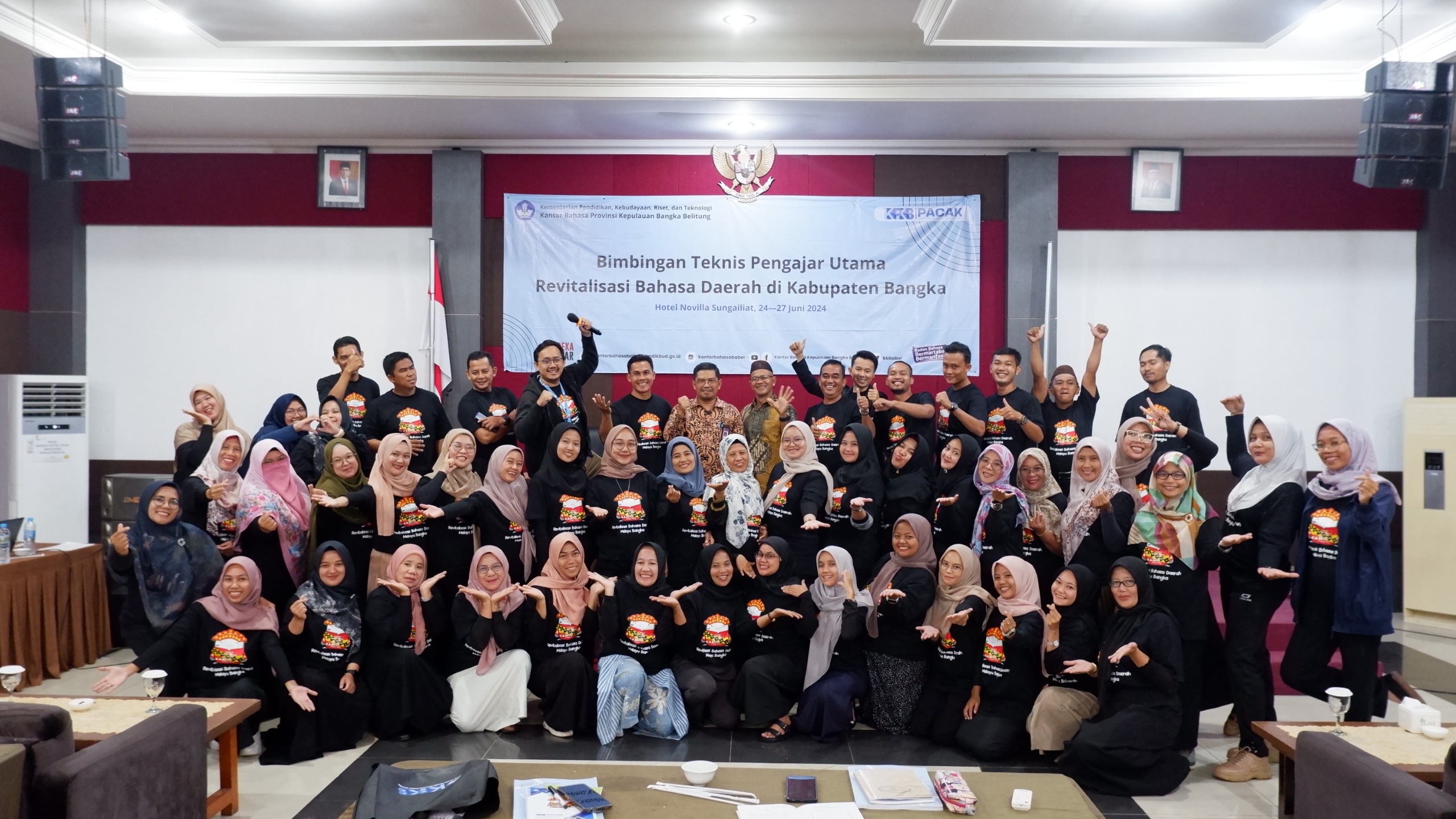 Bimbingan Teknik Pengajar Utama Revitalisasi Bahasa Daerah di Kabupaten Bangka