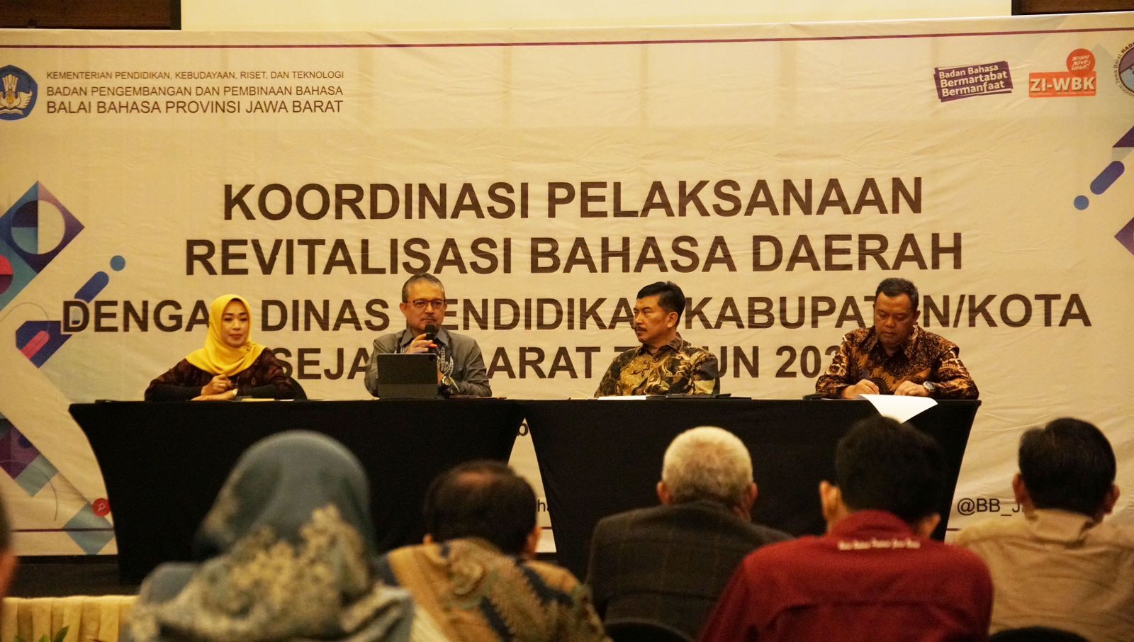 Balai Bahasa Prov. Jawa Barat Gelar Rakor RBD dengan Dinas Pendidikan Kabupaten/Kota Se-Jawa Barat