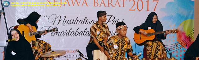 Semarak Babak Final Festival Musikalisasi Puisi Tingkat SLTA Se-Jawa Barat 2017