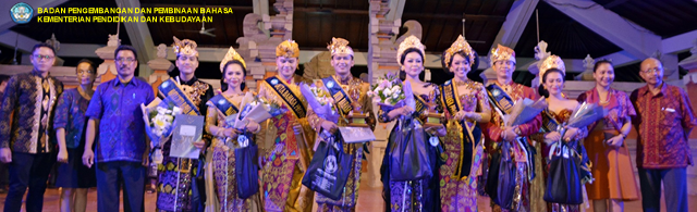 Balai Bahasa Bali Gelar Final Duta Bahasa Provinsi Bali 2017