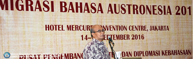 Mendikbud Buka Seminar Internasional Migrasi Bahasa Austronesia