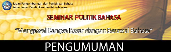 Seminar Politik Bahasa