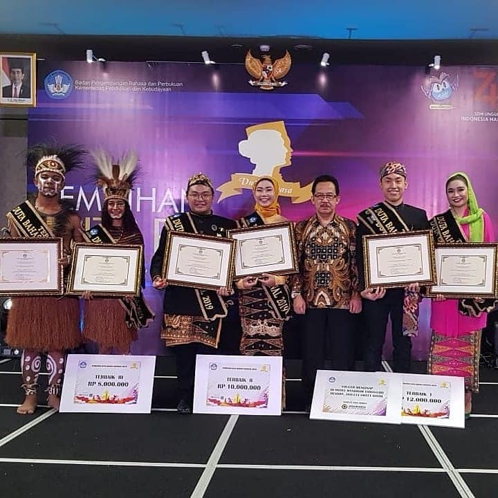 Wakil DKI Jakarta Raih Predikat Duta Bahasa Nasional 2019