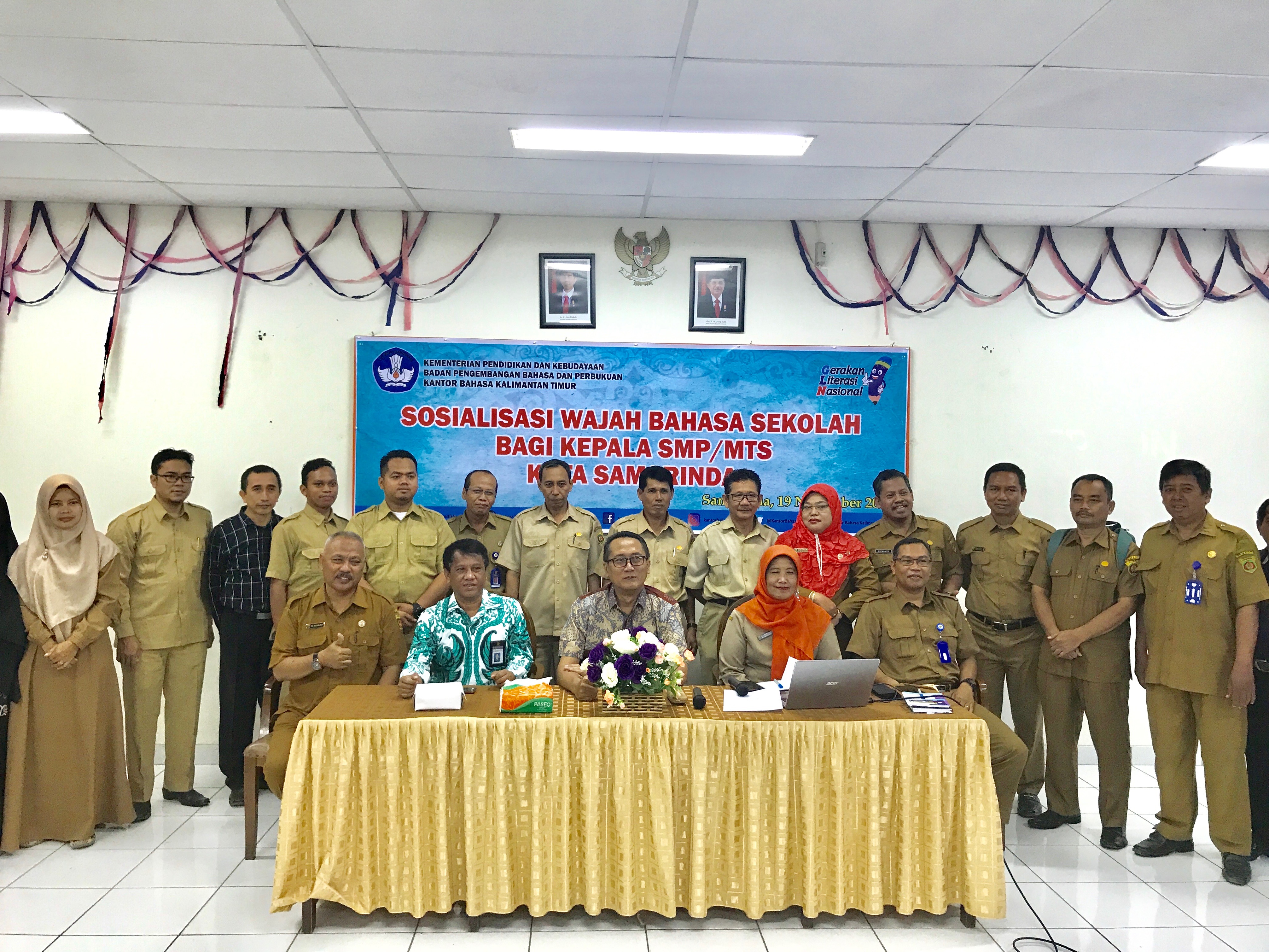 Kantor Bahasa Kalimantan Timur Ajak Kepala SMP/MTs. Utamakan Bahasa Negara di Ruang Publik