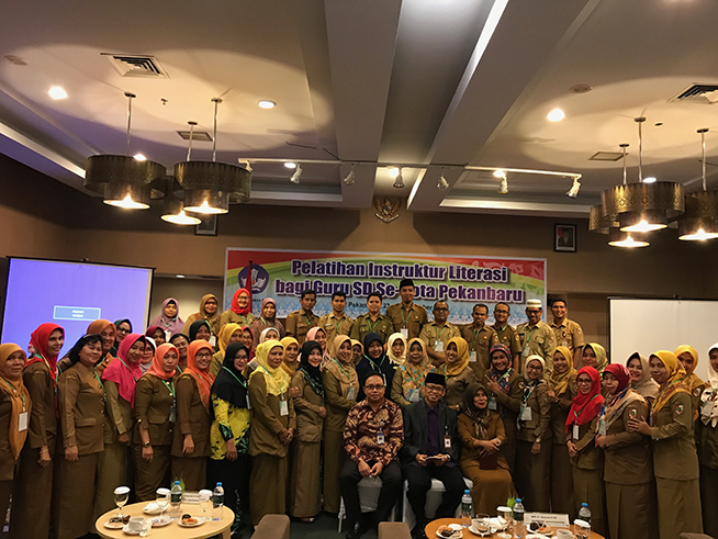 Balai Bahasa Riau Gelar Pelatihan Instruktur Literasi bagi Guru SD Se-Kota Pekanbaru