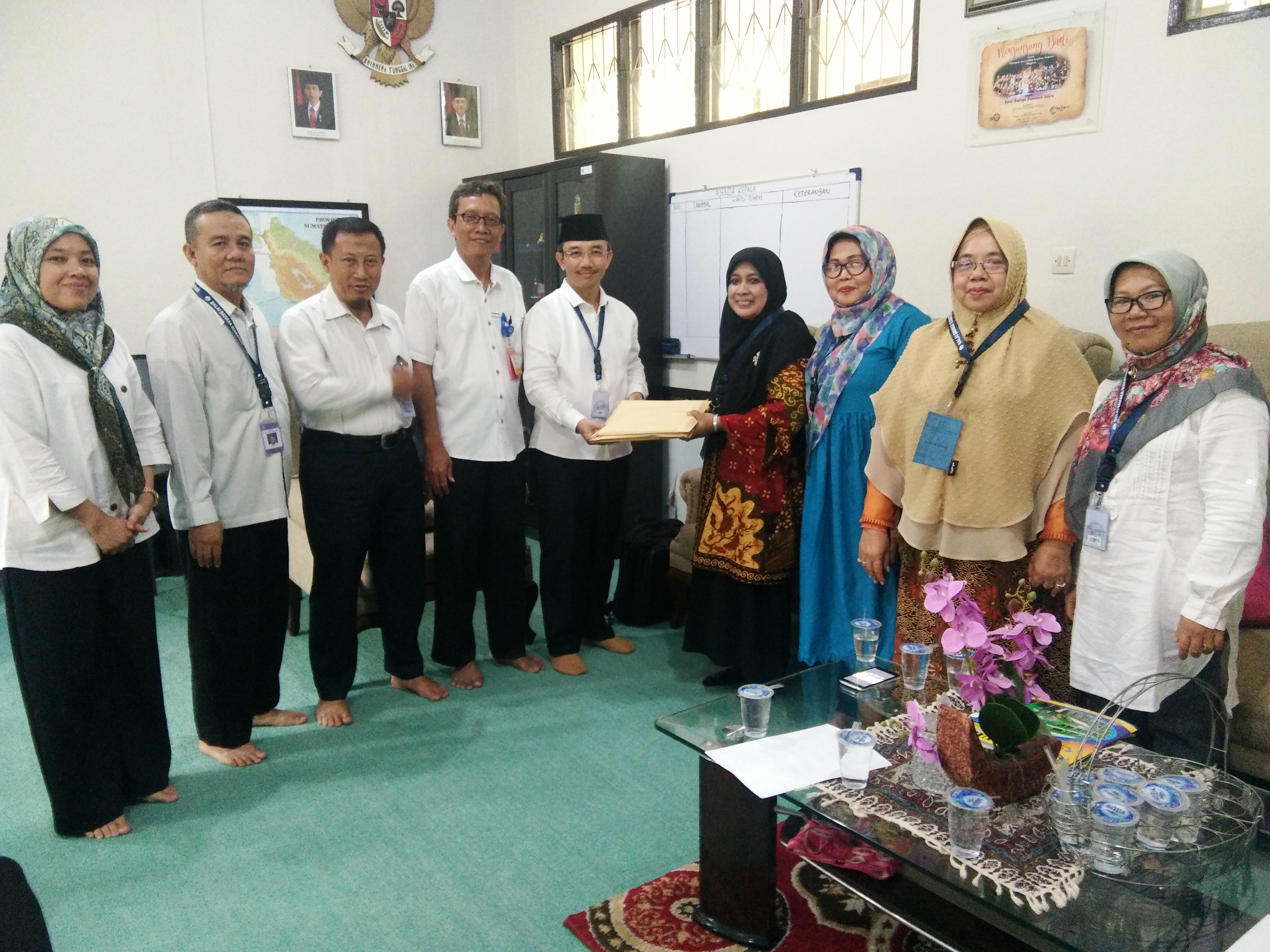 Dekan Fakultas Keguruan dan Ilmu Pendidikan Universitas Islam Sumatera Utara Tertarik Program Uji Kemahiran Berbahasa Indonesia
