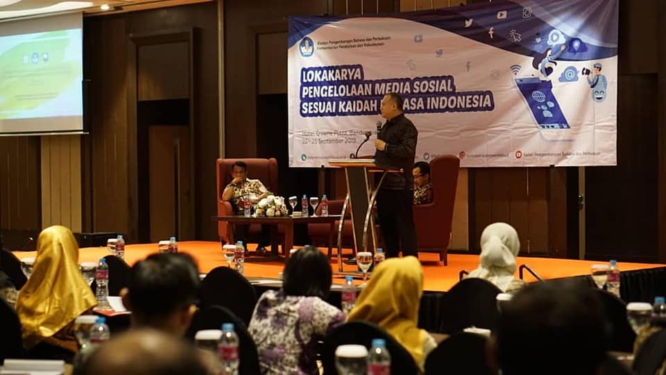 Badan Bahasa dan Perbukuan Ajak Pengelola Medsos Kementerian dan Lembaga Pergunakan Bahasa Indonesia yang Baik