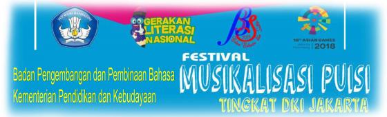 Pendaftaran Festival Musikalisasi Puisi Tingkat DKI Jakarta ditutup