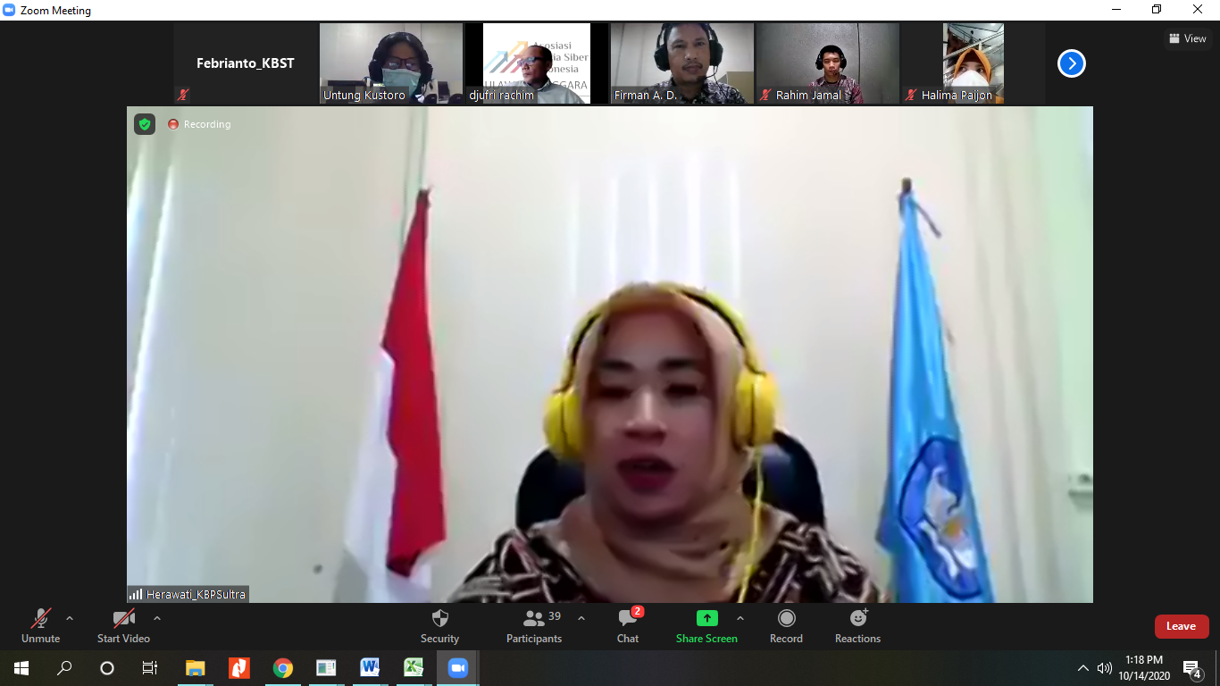 Lokakarya Hasil Penilaian Penggunaan Bahasa Indonesia di Sulawesi Tenggara