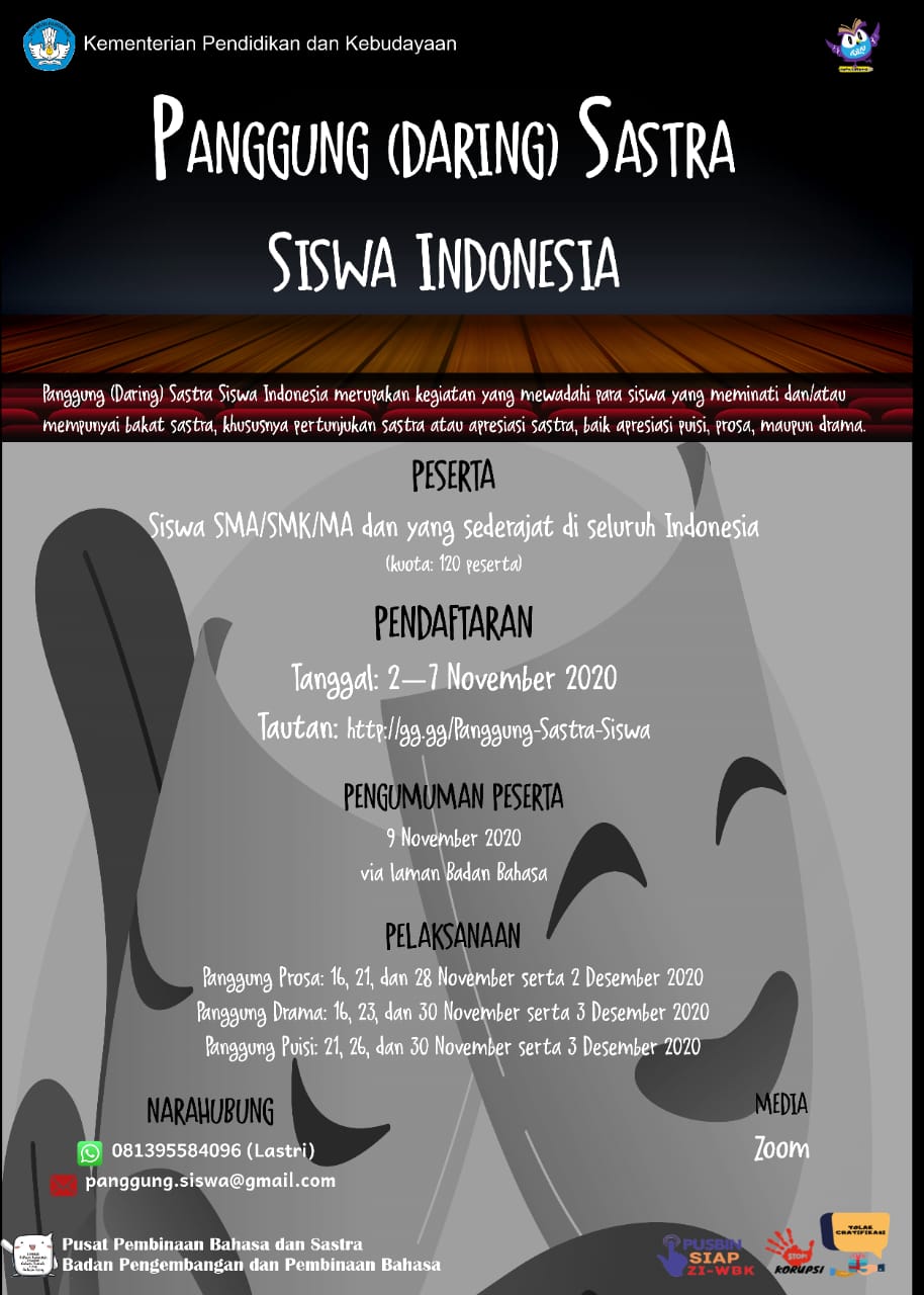 Panggung (Daring) Sastra Siswa Indonesia
