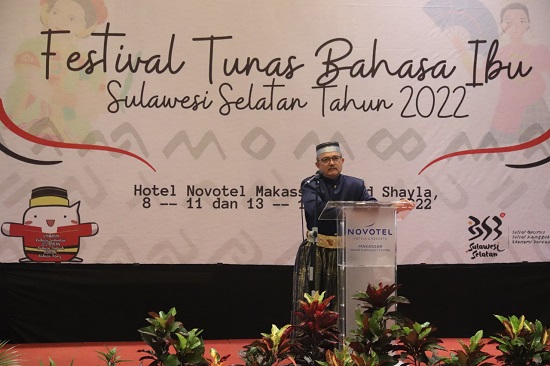 Festival Tunas Bahasa Ibu dalam Rangka Revitalisasi Bahasa Daerah 2022 di Provinsi Sulawesi Selatan