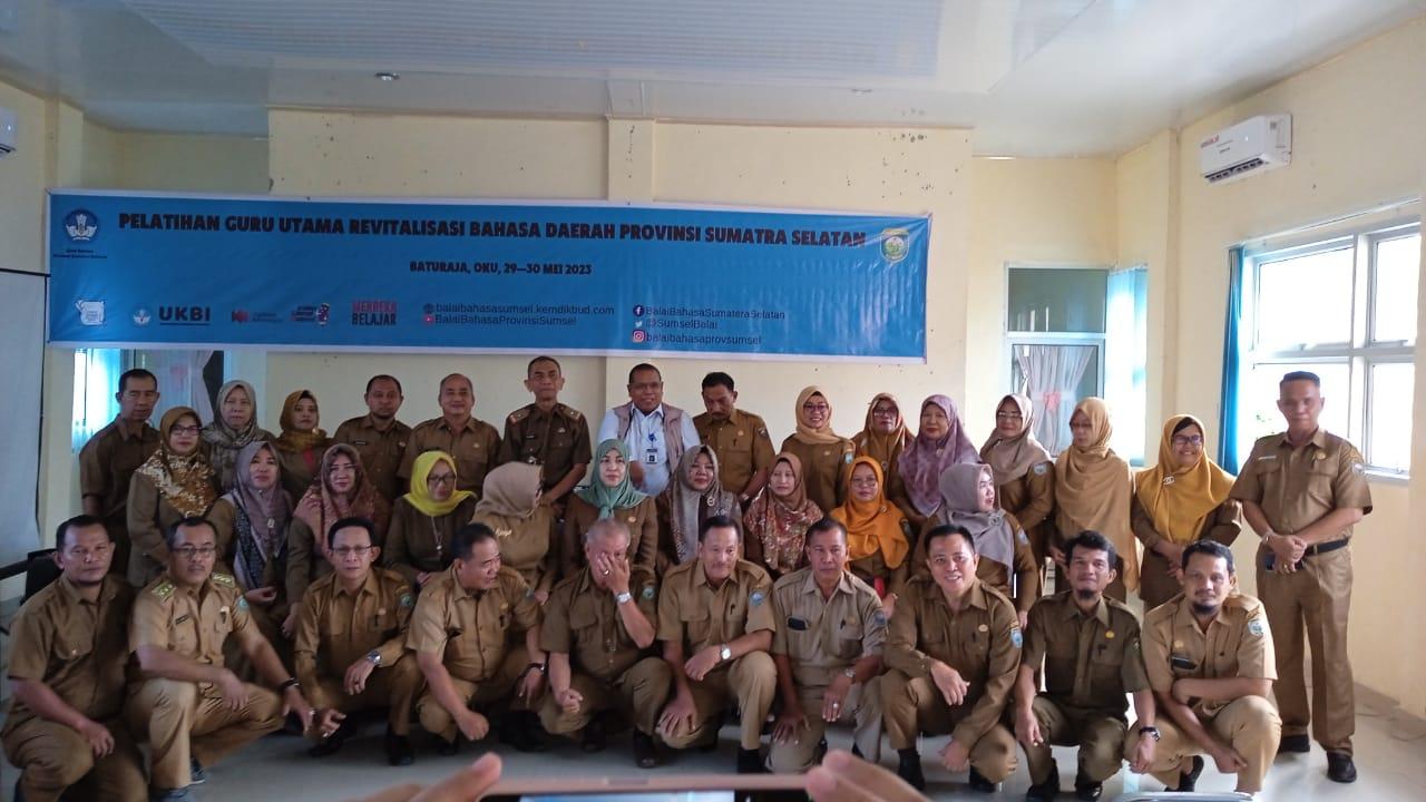 Pelatihan Guru Utama Revitalisasi Bahasa Ogan dan Komering di Kabupaten Ogan Komering Ulu