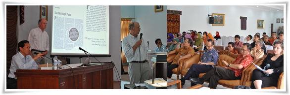 Prof. Dr. Bernard Nothofer Memberi Ceramah Etimologi Bahasa