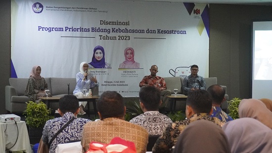 Diseminasi Program Prioritas Bidang Kebahasaan dan Kesastraan di Kabupaten Sukabumi, Jawa Barat