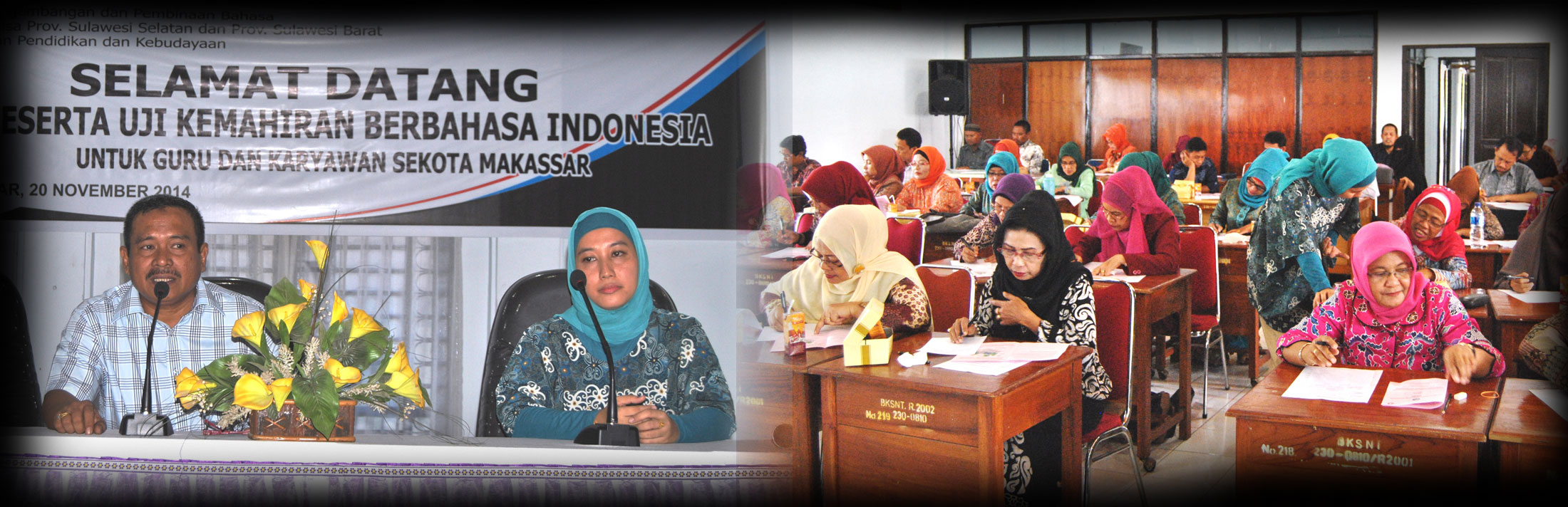 Badan Bahasa Menggelar Uji Coba Pembakuan Soal UKBI di Makassar