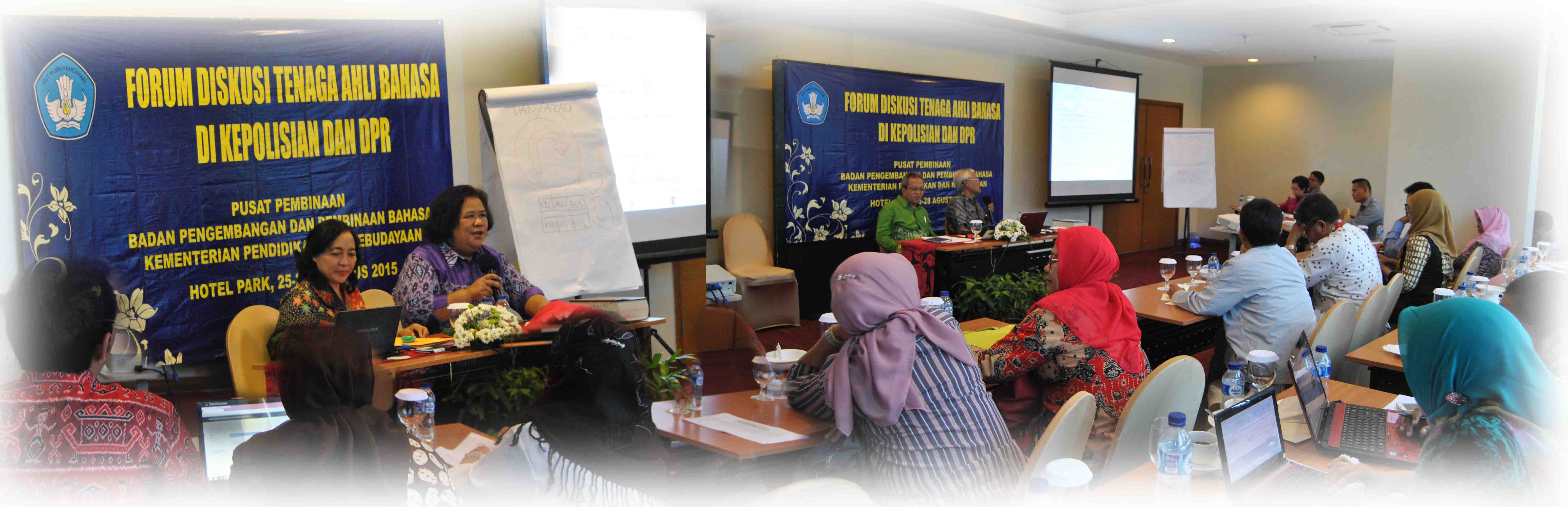 Forum Diskusi Tenaga Ahli Bahasa di Kepolisian dan DPR
