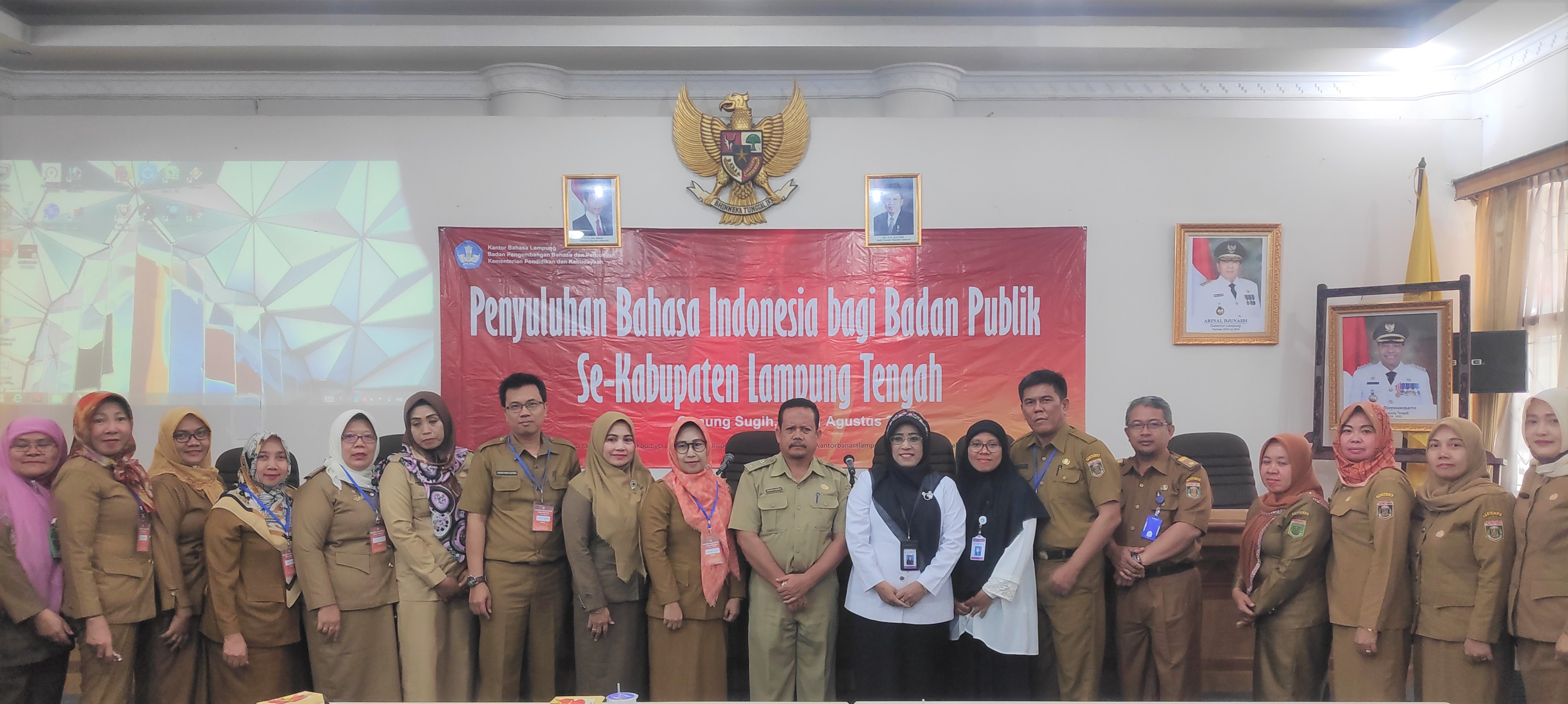 Kantor Bahasa Lampung Gelar Penyuluhan Bahasa terhadap Pejabat Publik