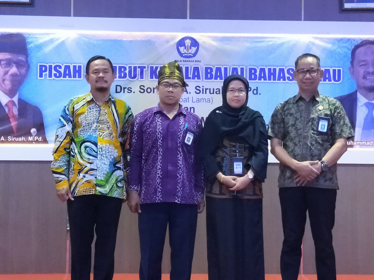 Muhammad Muis Jabat Kepala Balai Bahasa Provinsi Riau