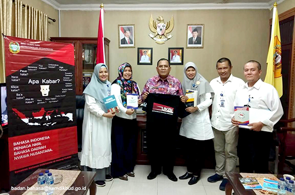 Balai Bahasa Sumut Lakukan Pemantauan Pengutamaan Bahasa Indonesia di Tujuh Kabupaten dan Kota
