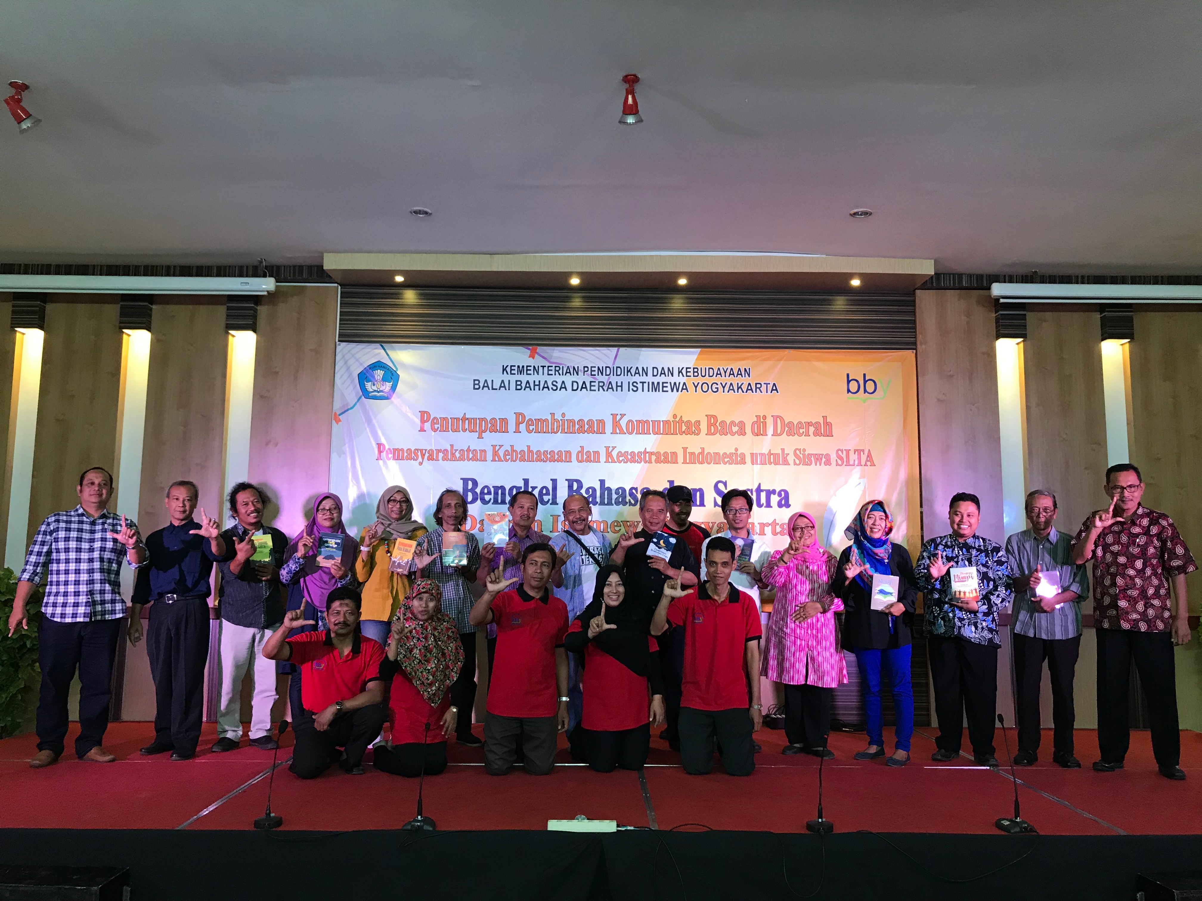 Balai Bahasa Yogyakarta Gelar Acara Penutupan Bengkel Bahasa dan Sastra 2018