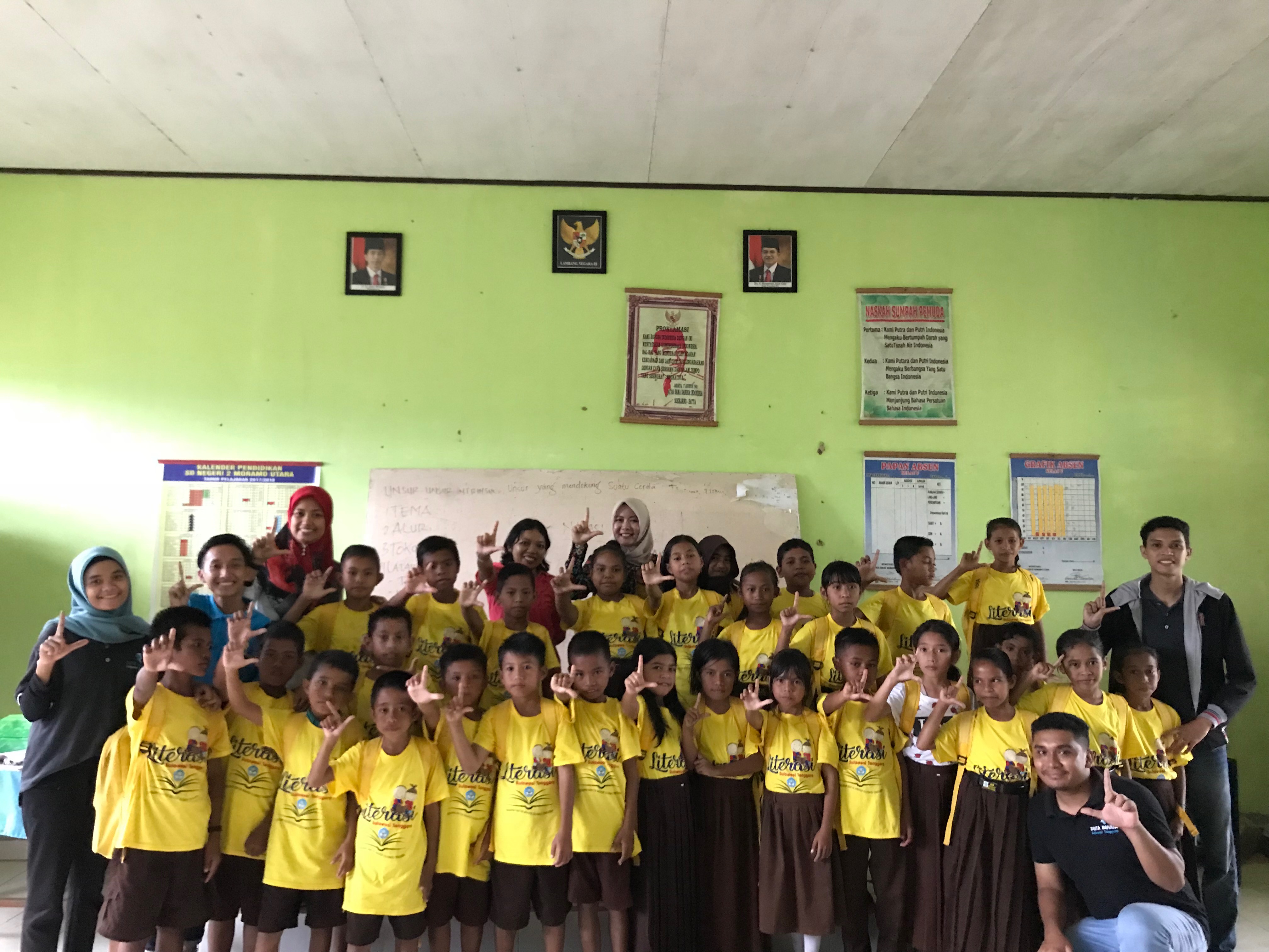 Semangat Literasi Si Kuning di Desa Tanjung Tiram