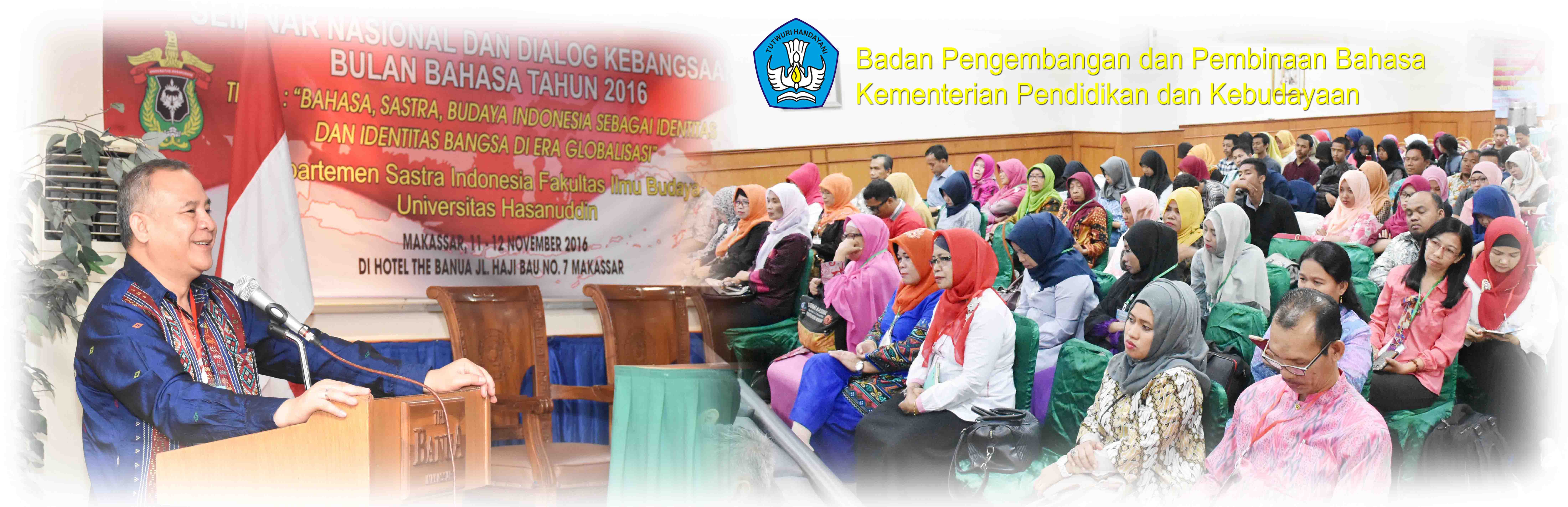 Seminar Nasional Bulan Bahasa: Bahasa Indonesia sebagai Identitas dan Integrasi Bangsa di Era Globalisasi