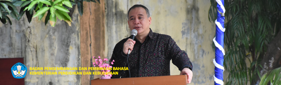 Peresmian Gedung Prof. Dr. Djantra Kawi, Balai Bahasa Kalimantan Selatan