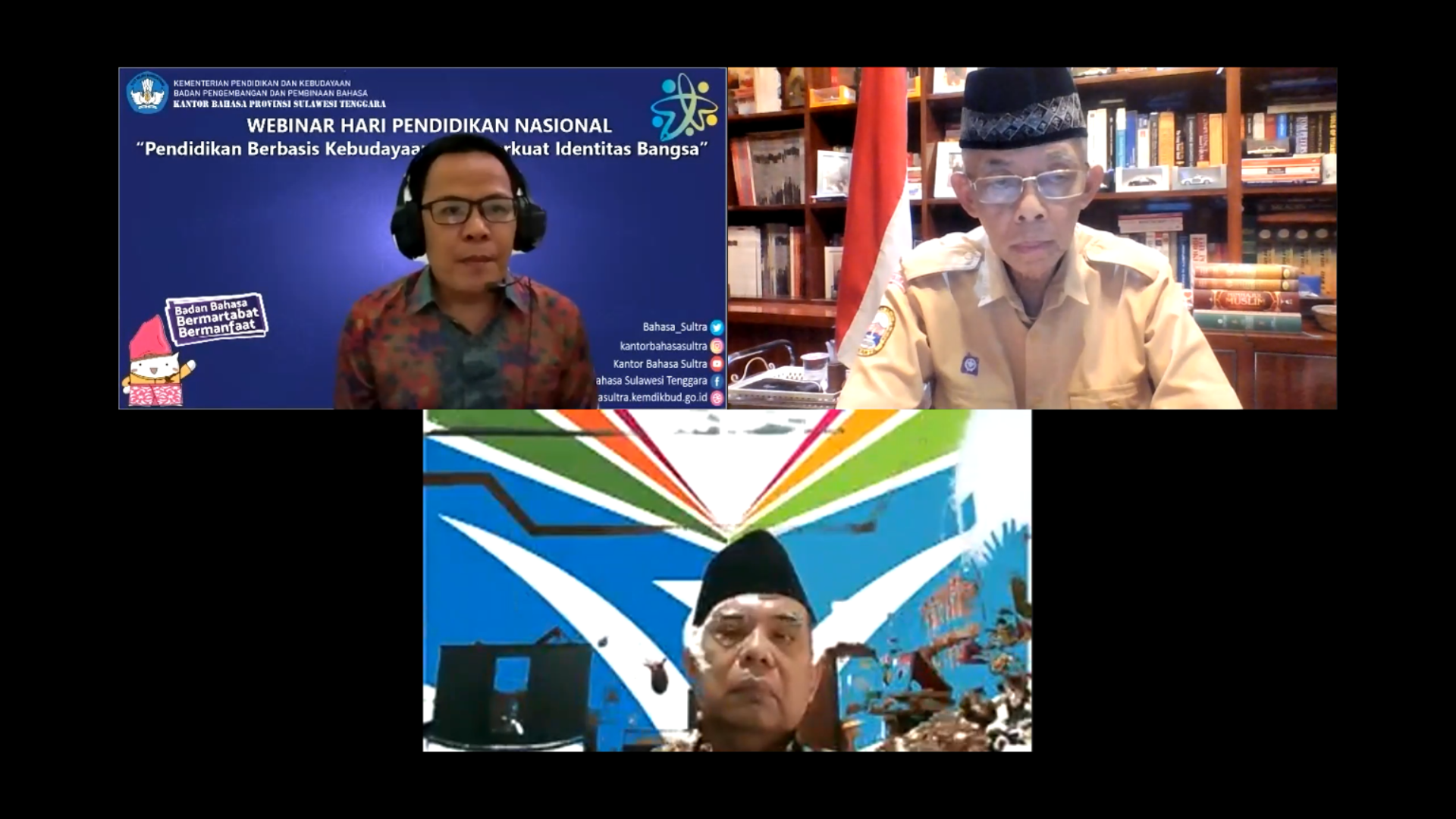 Kantor Bahasa Provinsi Sulawesi Tenggara Gelar Webinar Bertajuk “Kebudayaan sebagai Basis Pendidikan Nasional”