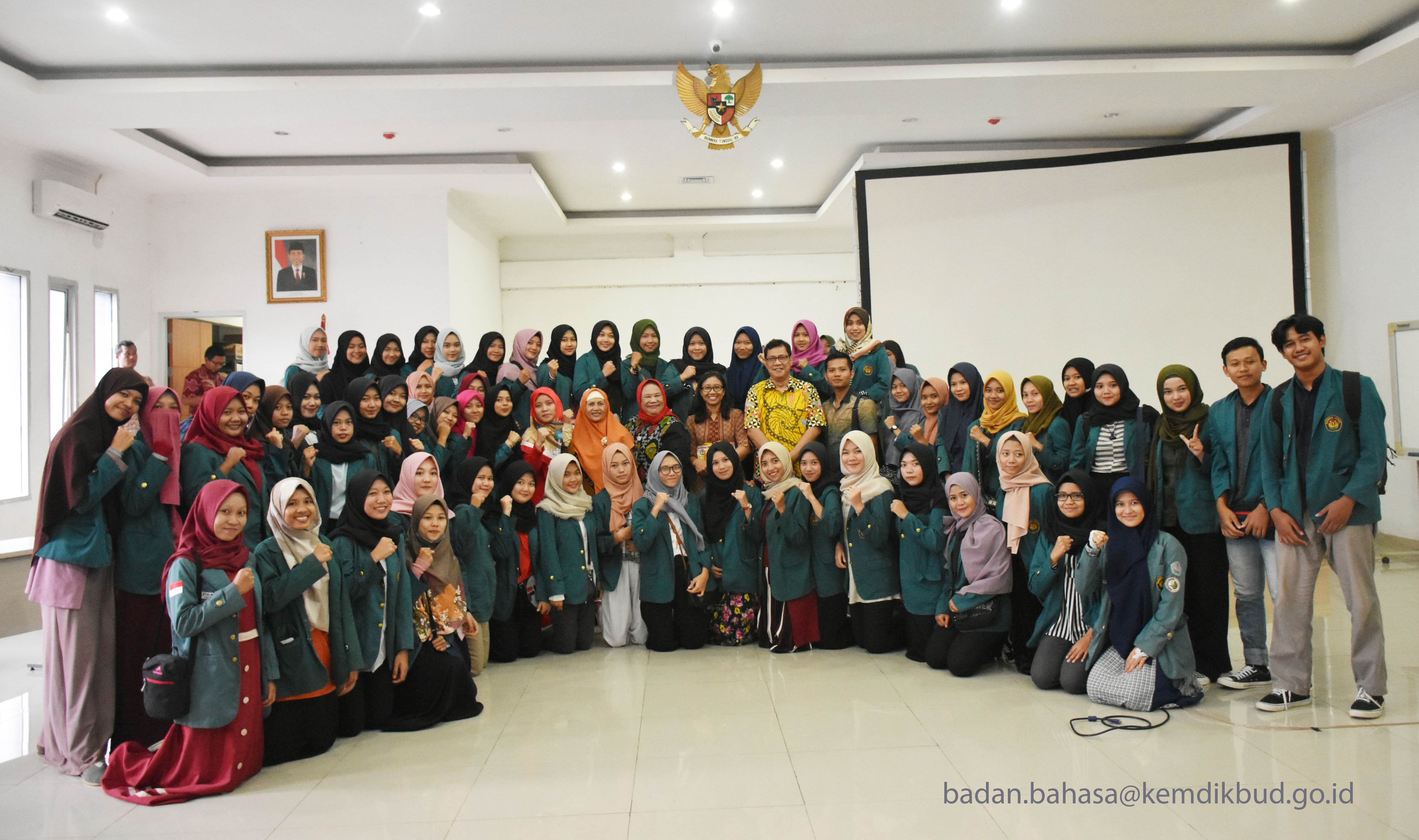 Badan Pengembangan dan Pembinaan Bahasa Terima Kunjungan Universitas Lampung