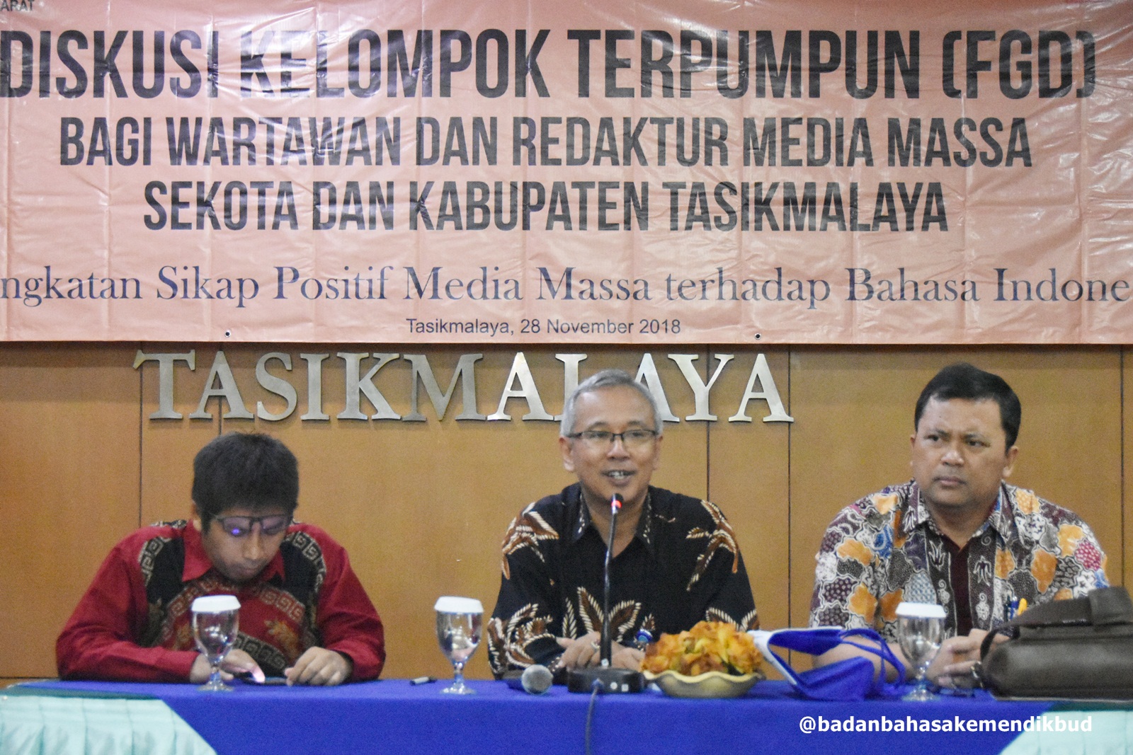 Balai Bahasa Jawa Barat Ajak Media Massa di Tasikmalaya Martabatkan Bahasa Indonesia