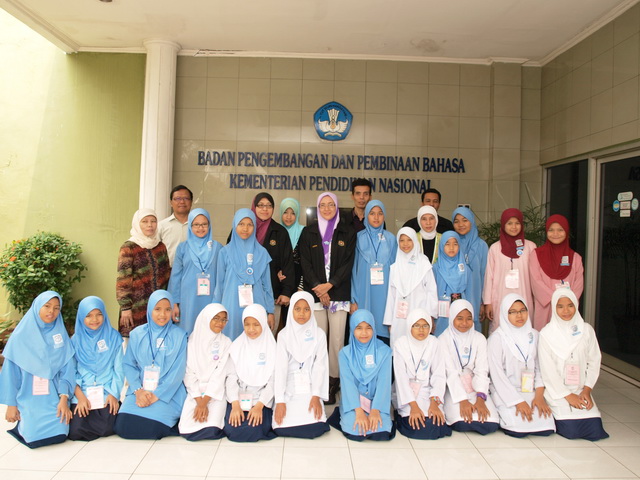 Kunjungan Siswa Sekolah Dasar Malaysia Ke Badan Bahasa